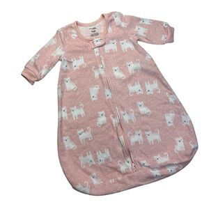 Simplejoys By Carter’s 0-3M Cat Print Warm Sleep Sack